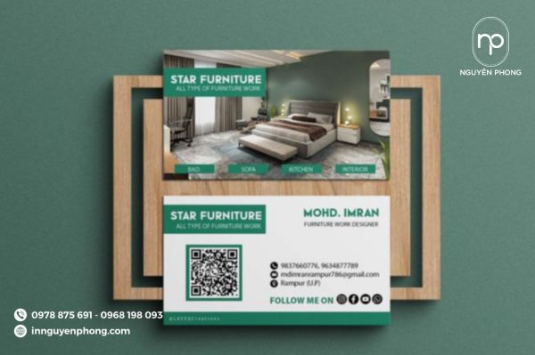 mẫu card visit đẹp mắt ấn tượng